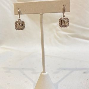 Touchstone Crystal, Paris 1930 Earrings, Original Box with sleeve